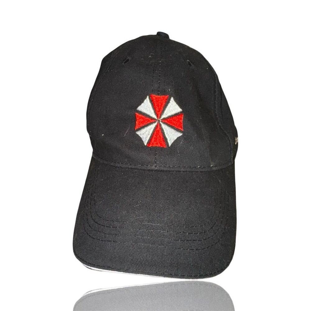 Resident Evil Umbrella Corp Black Adjustable Cap Unisex One Size